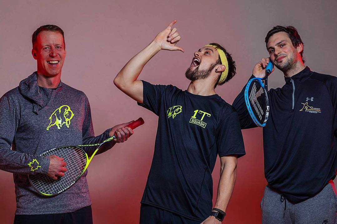 Connor Turk with fellow players